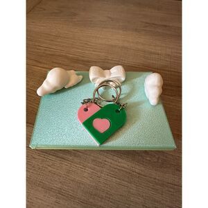 Heart Puzzle Keychain, Valentine‎ Gift Puzzle Keyring, Valentines Day Keyring